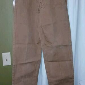 Men's Cabela's Tan Canvas Work Pants 34x36 Used